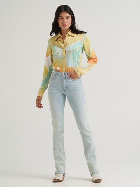 Женские ботинки Wrangler Lainey Wilson x Wrangler Raw Hem Boot Huggers