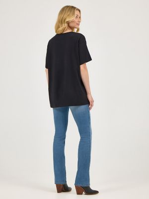 Wrangler x Lainey Wilson Hang Tight Oversized Tee in Hang Tight Honey