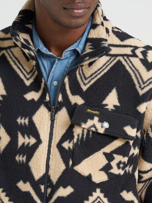 Men's Lightweight Full Zip Sherpa Jacket