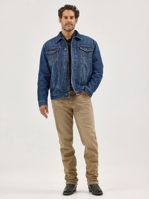 Men's Wrangler Retro® Sherpa Lined Western Denim Jacket