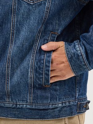 Men's Wrangler Retro® Sherpa Lined Western Denim Jacket