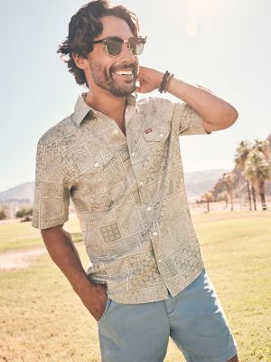 Men's Print Camp Shirt