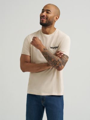 Men's Trucking Graphic T-Shirt in Fog
