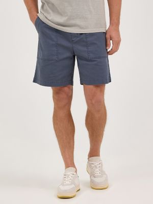 Men's Utility Pull On Short in Ombre Blue