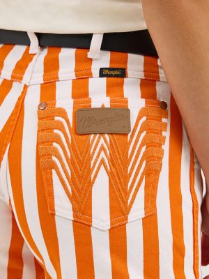 Wrangler x Whataburger Cowboy Short in Orange Stripe alternative view 6