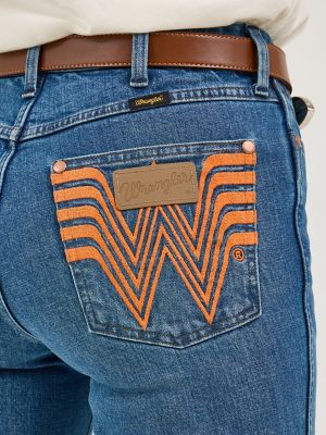 Wrangler x Whataburger Bailey Flare Jean in Cowgirl Wash alternative view 5