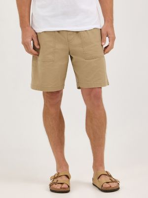 Men's Utility Pull On Short in Fawn alternative view