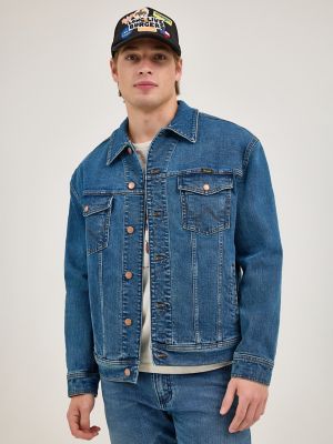 Wrangler x Whataburger Laser Denim Jacket in Rodeo Dust Fade alternative view 5