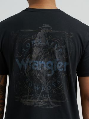 Men's Cowboy Back Graphic T-Shirt