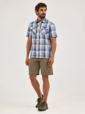 Men's Evergreen Short Sleeve Utility Shirt in Beryl alternative view
