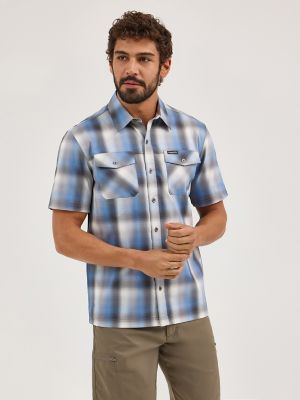 Men's Evergreen Short Sleeve Utility Shirt in Beryl