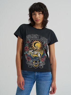 Women's Midnight Rodeo Retro Regular Fit Tee