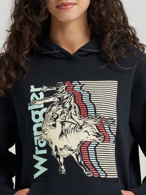 Women's Wrangler Western Graphic Hoodie in Pearled Ivory