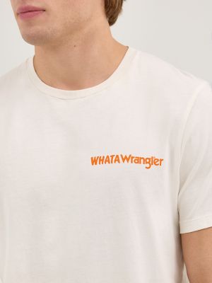 Wrangler x Whataburger Men's Like You Like It T-Shirt in Marshmallow alternative view 5
