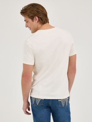 Wrangler x Whataburger Men's Graphic T-Shirt in Marshmallow alternative view 4