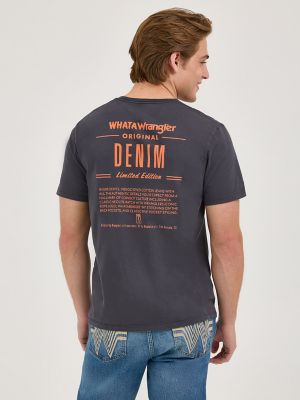 Wrangler x Whataburger Men's Ingredient T-Shirt in Faded Black alternative view