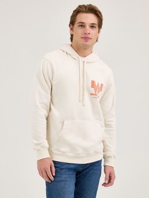 Wrangler x Whataburger Men's Hoodie in Marshmallow alternative view 2