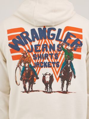 Wrangler x Whataburger Men's Hoodie in Marshmallow alternative view 5