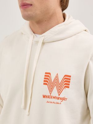 Wrangler x Whataburger Men's Hoodie in Marshmallow alternative view 6