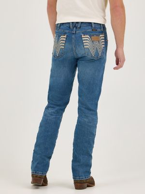 Wrangler x Whataburger Slim Straight Leg Retro Jean in Cowboy Wash