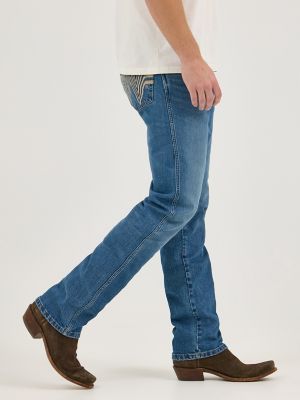 Wrangler x Whataburger Slim Straight Leg Retro Jean in Cowboy Wash