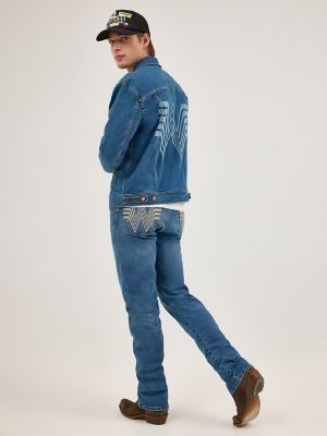 Wrangler x Whataburger Slim Straight Leg Retro Jean in Cowboy Wash