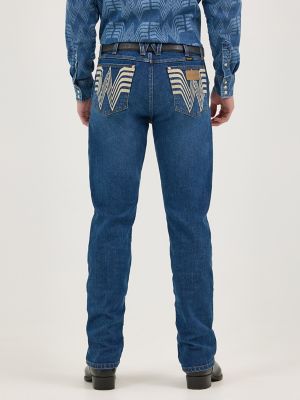 Wrangler x Whataburger Slim Straight Leg Retro Jean in Rodeo Dust Fade alternative view 2