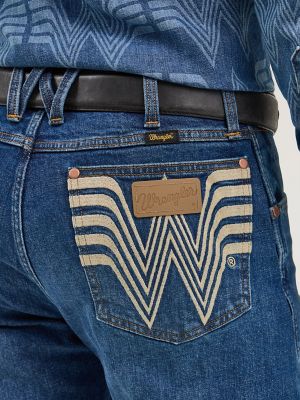 Wrangler x Whataburger Slim Straight Leg Retro Jean in Rodeo Dust Fade alternative view 6