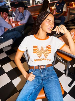 Wrangler x Whataburger Women's Ringer Tee