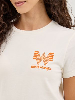 Wrangler x Whataburger Women's Tee in Marshmallow alternative view 7