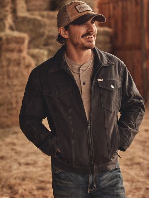 Wrangler All Terrain Gear Men's Outdoor Trucker Jacket