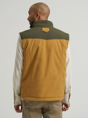 Wrangler All Terrain Gear Men's Tech Wrange Reversible Vest in Bistre alternative view 4