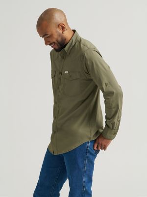 Wrangler All Terrain Gear Men's Technical Shirt in Olivine