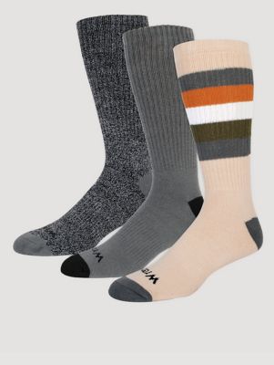Men's Midweight Crew Socks (3-Pack) from Wrangler - $9.97