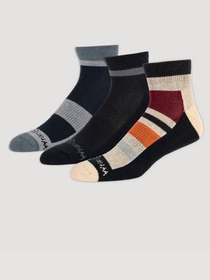 Men's Outdoor Ankle Socks (3-Pack) from Wrangler - $14.99