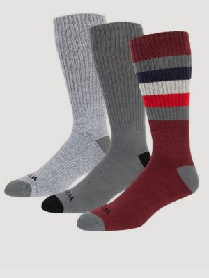 Men's Midweight Crew Socks (3-Pack)