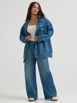 Women's Oversized Mega Trucker Jacket
