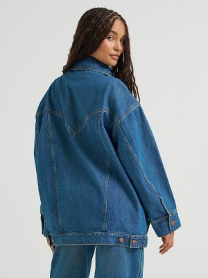 Women's Oversized Mega Trucker Jacket