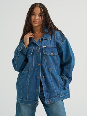 Women's Oversized Mega Trucker Jacket | SALE | Wrangler®