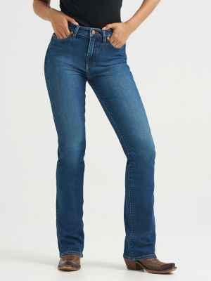 Women's High Rise Bootcut Jean in Icon alternative view 3