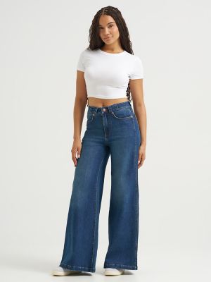 Women's Rainbow Pocket Wide Leg Jean in Icon alternative view