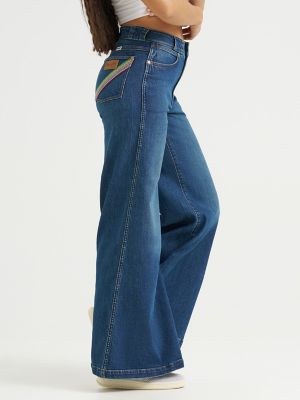 Women's Rainbow Pocket Wide Leg Jean in Icon alternative view 4