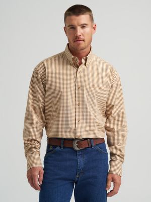 Wrangler® George Strait™ Long Sleeve Button Down One Pocket Shirt