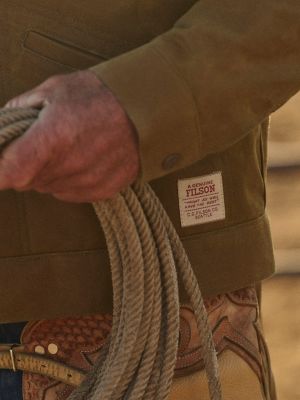 Filson x Wrangler Adventure Jacket in Tan