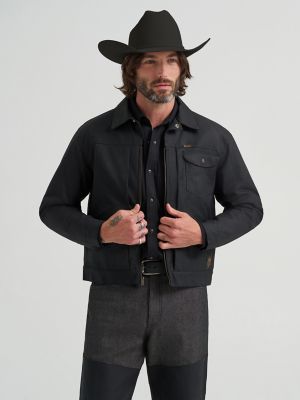 FILSON X WRANGLER 　フィルソン×ラングラー Wrangler X Filson Denim Work Jacket - Black – Lenny's Shoe & Apparel