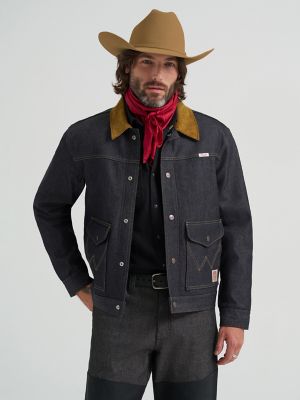 Filson x Wrangler Two-Tone Denim Work Jacket in Indigo