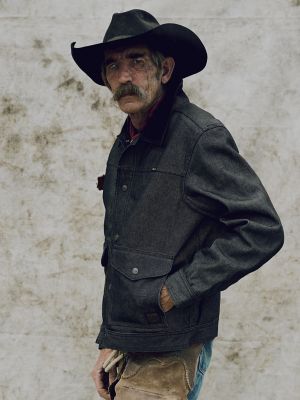 Filson x Wrangler Denim Work Jacket in Black