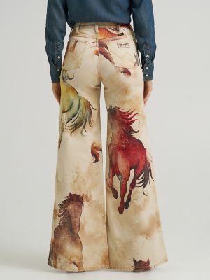 Wrangler x Lainey Wilson Horse Cheeky Wide Leg Jean