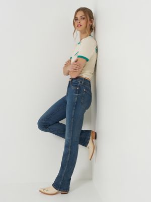 Lainey Wilson x Wrangler Boot Huggers in Boho Wash alternative view 5