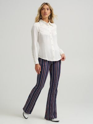 Wrangler x Lainey Wilson Embroidered Western Snap Shirt